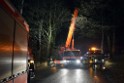 Container LKW umgestuerzt Koeln Brueck Bruecker- Dellbruecker Mauspfad P553